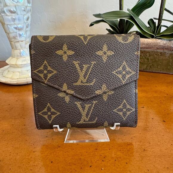 Louis Vuitton Vintage Elise Monogram Trifold Wallet 1981 – EUC, Brown - Picture 13 of 13